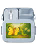 Mr. & Mrs. Panda Lunchbox Raupe Schmetterling Design ohne Spruch in Blau Pastell