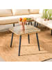 home24 Loungeset Tibella 4-teilig in Braun / Beige