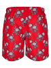 Urban Classics Badeshorts in firered/rose