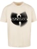 Wu-Wear T-Shirt "Faded Logo Oversize Tee" in Beige