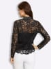 Heine Spitzen-Bluse in schwarz