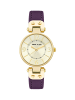 Anne Klein Quarzuhr Leather Dreams in champagner / gold