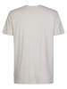 Petrol Industries Meliertes T-Shirt irving in Weiß