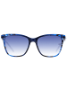 Ana Hickmann Frauen Sonnenbrille Quadratisch Blau