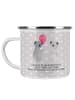 Mr. & Mrs. Panda Tasse Koala Luftballon mit Spruch in Grau Pastell