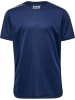 Hummel Kinder Sportshirt "Hmlrun Jersey S/S Kids" in Schwarz