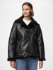 Pieces Kunstlederjacke in Black