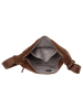 Prato SC06 zeitlose Crossbody Bag aus Breitcord Moonbag in mocha