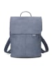Zwei Mademoiselle.M Daypack 35 cm Laptopfach in nubuk sky