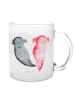 Mr. & Mrs. Panda Teetasse Axolotl Freundin ohne Spruch in Transparent