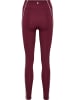 Hummel Hummel Leggings Hmlmt Yoga Damen Atmungsaktiv Schnelltrocknend in ZINFANDEL