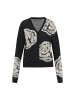 Albee Women Cardigan in Black Beige