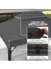 Outsunny Pavillon Ersatzdach 400L x 300B cm Dunkelgrau