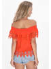 IZIA Women Blouse in orange