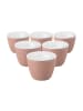 Seltmann Weiden 6er Set Snack and Egg Life Fashion in ø 6,8 cm in Posh Rose