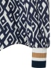 Franco Callegari Tunikabluse in marine beige