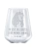 Mr. & Mrs. Panda Glas für Rotwein Giraffe Kind mit Spruch in Transparent