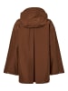 Pieces Regenjacke in Downtown Brown