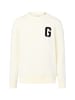 Gant Sweatshirt G Badge in ecru