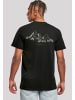 F4NT4STIC T-Shirt Mountain Berge Natur V2 in schwarz