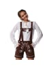 tectake Lederhose Alpsee in braun