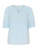 CULTURE Kurzarm-Bluse CUmuxi Relaxed fit in Cashmere Blue