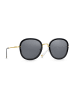 Thomas Sabo Sonnenbrille Mia Quadratisch Grau in gold, schwarz, weiß