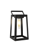 näve LED Solarleuchte "LUCIE" in schwarz - (L)15 cm x (B)15 cm x (H)25.5 cm