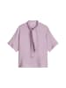 Marc O'Polo Crinkle-Schluppenbluse regular in Dusty Lavender