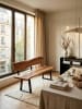 KADIMA DESIGN Esszimmerbank GAYA 180x85,5x60 cm Massivholz Bank mit