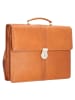 Leonhard Heyden Bergamo Aktentasche Leder 40 cm Laptopfach braun