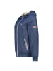 Geographical Norway Damen Relaxed Fit Jacke Windabweisend in Navy