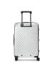 Pactastic Collection 03 4-Rollen Trolley 68 cm mit Dehnfalte in silver metallic