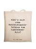 Mr. & Mrs. Panda Tote Bag Spruch Kontrabass Solo mit Spruch in Creme