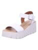 Tamaris Keilsandalette in weiß