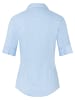More & More klassische 1/2 Arm Baumwollstretchbluse in hellblau
