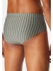 Schiesser Mini Slip / Unterhose 95/5 Essentials - Cotton in Blau / grün