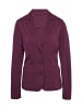 GOLDNER Jerseyblazer in aubergine