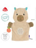 Fehn 2-tlg. Bade-Set - Kapuzenbadetuch in beige