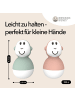 MATCHSTICK MONKEY Badezeit Wackelfiguren - mint & pink
