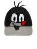 Logoshirt Snapback Cap Der kleine Maulwurf - Mascot in schwarz-grau