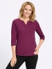 Sieh an! 3/4-Arm-Shirt in malve