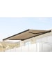 MCW Elektrische Kassetten-Markise H124 mit Volant, Polyester Creme, anthrazit