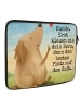 Mr. & Mrs. Panda Notebook Tasche Hund Liebe Design mit Spruch in Weiß