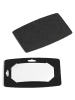 Durable Namensschild 40x75 mm Recyclingkarton schwarz Set für 36 Schilder