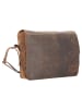 Pride and Soul Ben Umhängetasche Leder 33 cm Laptopfach braun