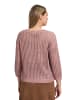 Betty Barclay Lochstrick-Pullover mit Pailletten in Ash Rose