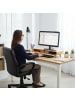 relaxdays Monitorständer in Natur - (B)62 x (H)13 x (T)20,5 cm