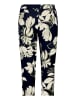 Betty Barclay Schlupfhose mit Bundfalten in Dark Blue/Green