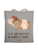 Mr. & Mrs. Panda Laptoptasche Meerschweinchen Weisheit mit Spruch in Light Grey